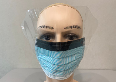Niveau 3 Chirurgisch Beschikbaar Beschermend Gezichtsmasker met Vizier Antimist Earloops
