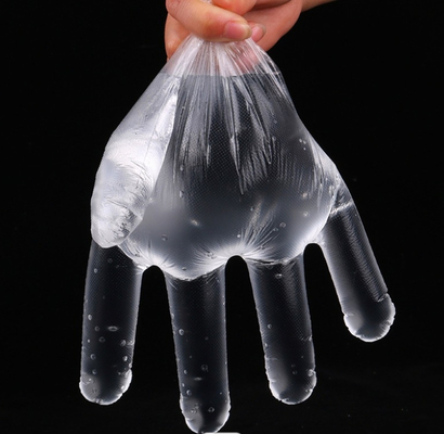 Waterdichte Beschikbare Pe Handschoenen, Voedsel Behandelings Plastic Handschoenen voor Huishouden