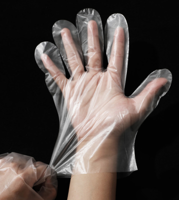 Waterdichte Beschikbare Pe Handschoenen, Voedsel Behandelings Plastic Handschoenen voor Huishouden