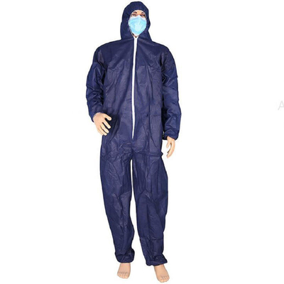 Beschermend Medisch niet Geweven Beschikbaar Overtrek met Hood Elastic Cuffs