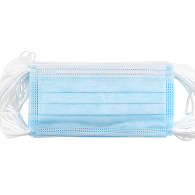 Medisch Volwassen Beschikbaar Beschermend Gezichtsmasker 3 Vouw In te ademen met Oorlijnen